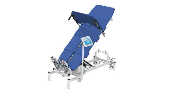 Training standing electric bed